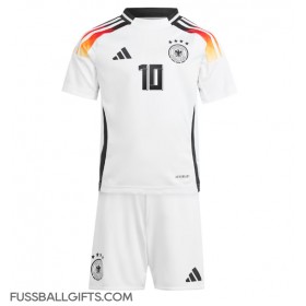 Deutschland Jamal Musiala #10 Fußballbekleidung Heimtrikot Kinder EM 2024 Kurzarm (+ kurze hosen)